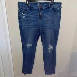 Old navy Rock star super skinny jeans 18